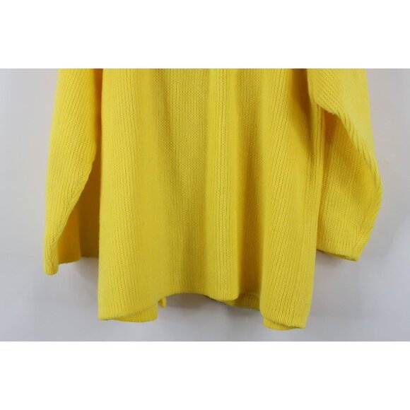 Vintage 60s Macys Womens Small Diamond Ribbed Knit Open Front Cardigan Sweater - Picture 10 of 10